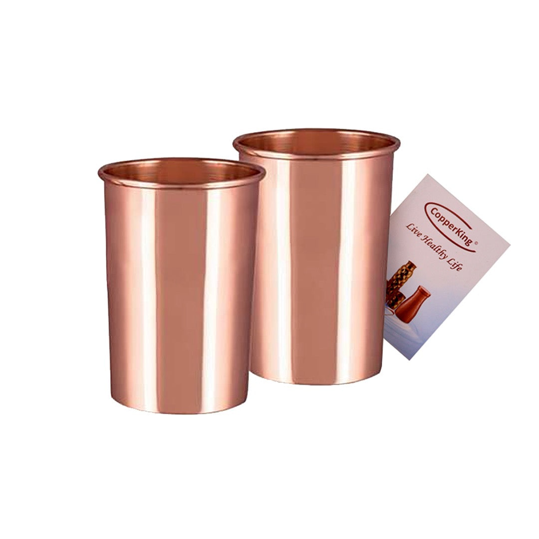 Pure Plain Copper Glass (Set of2)